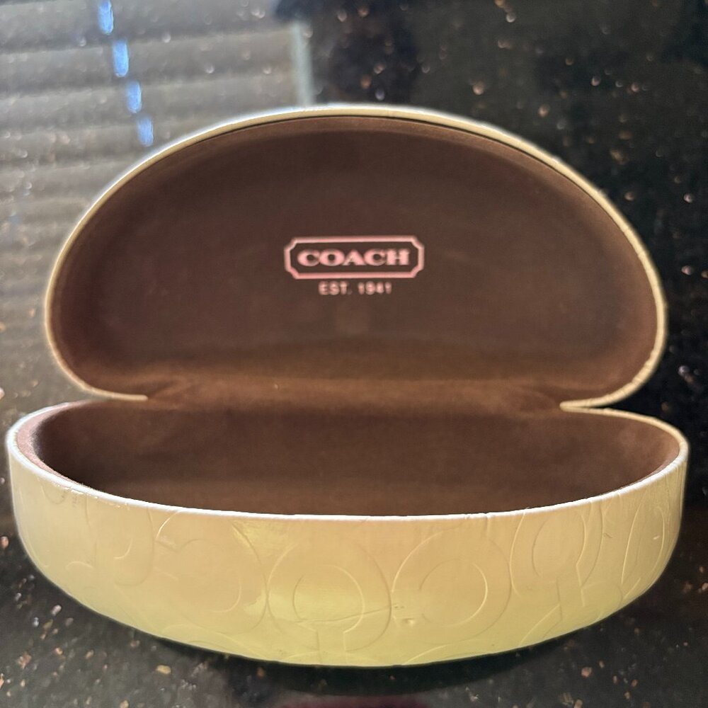 Coach Glasses / Sunglasses Case - large